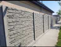 Gard placi beton