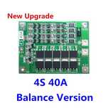 4S BMS 16.8V 40A, защитна платка с балансно зареждане, PCB BMS board