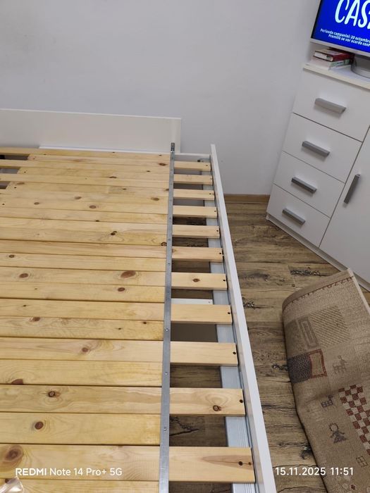 Pat extensibil cu saltea