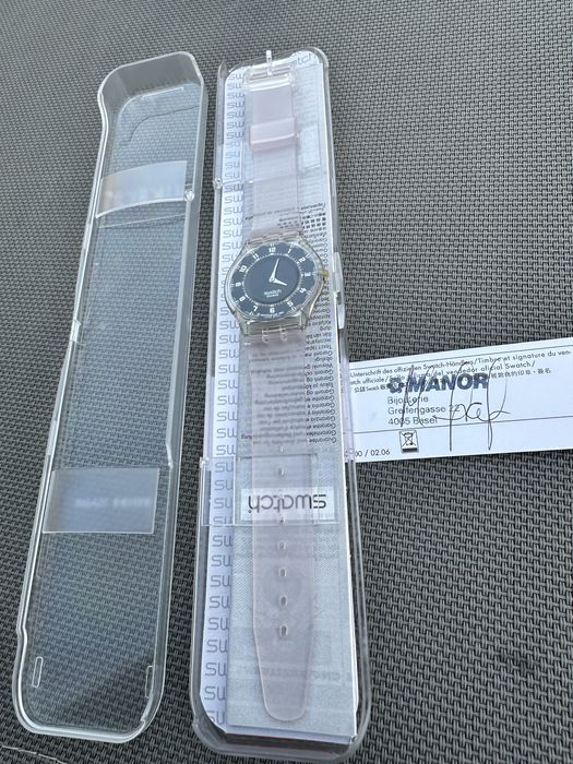 Ceas extrem subtire Swatch Skin SFK274 Out Collector Watch