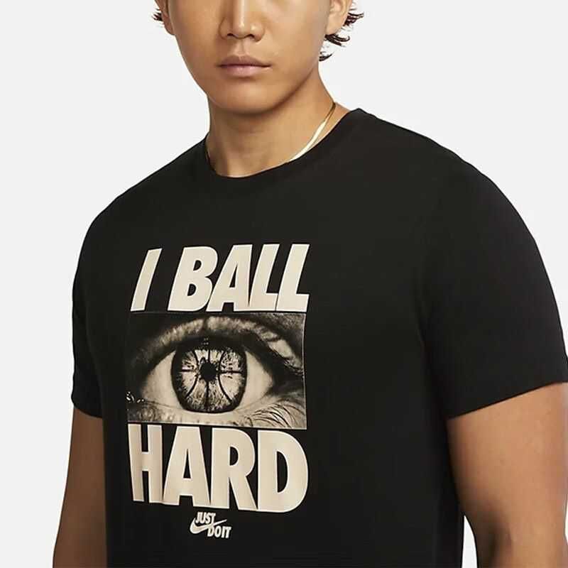 Футболка унисекс Nike Basketball I Ball Hard Dri-Fit T-Shirt in black