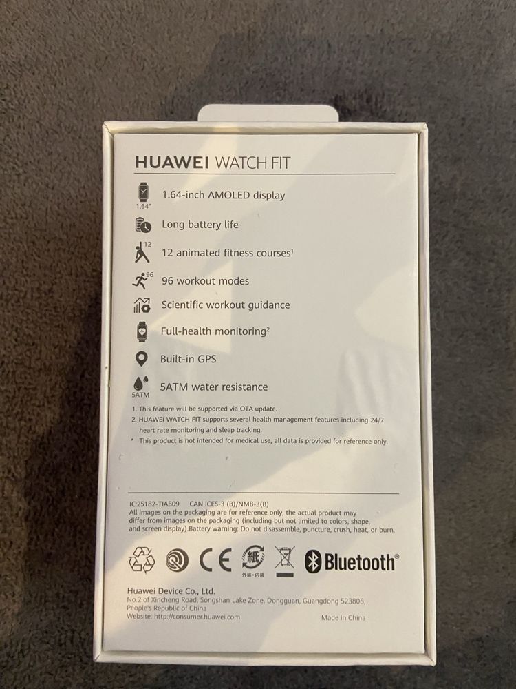 Смартчасовник Huawei Watch Fit