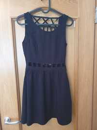 Дамска къса черна рокля H&M