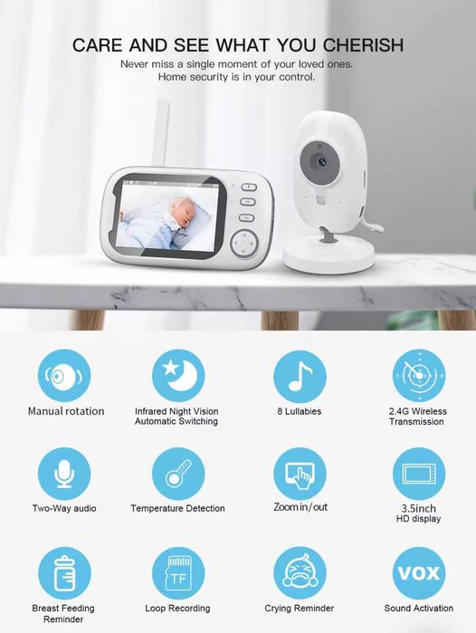Baby Monitor - Camera pentru bebelusi - NOUA - SIGILATA