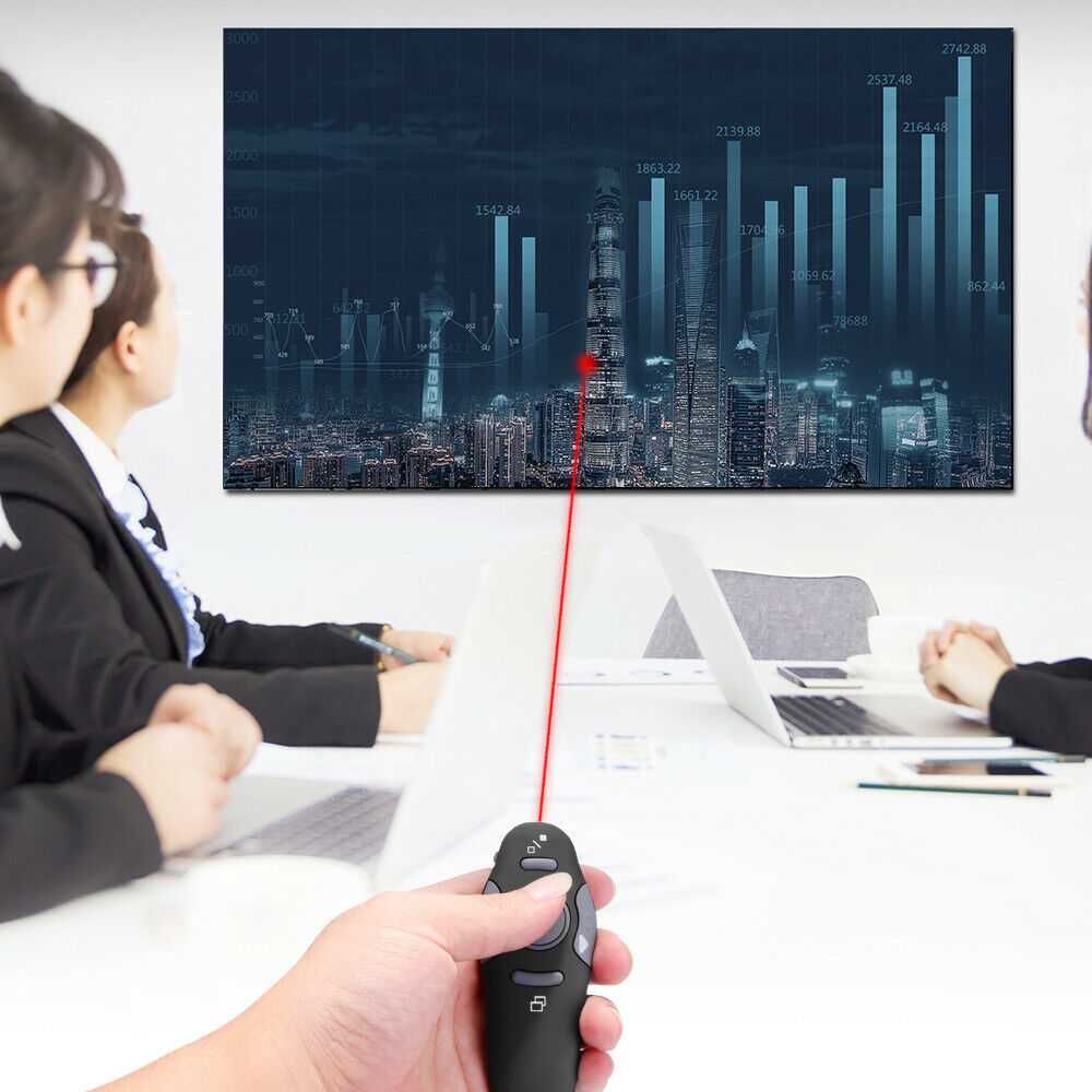 Лазерна безжична показалка за презентации и лекции