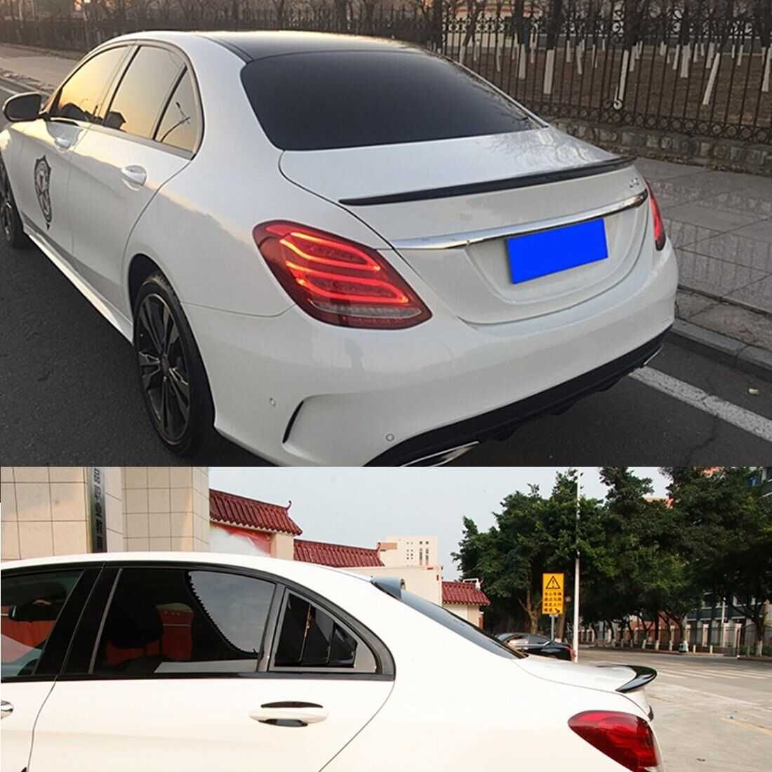 Спойлер за багажник C63 AMG дизайн за Mercedes C W205 за заден капак