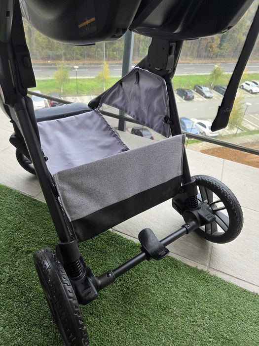 Carucior copii 3 in 1 Chicco Bellagio, Black Satin