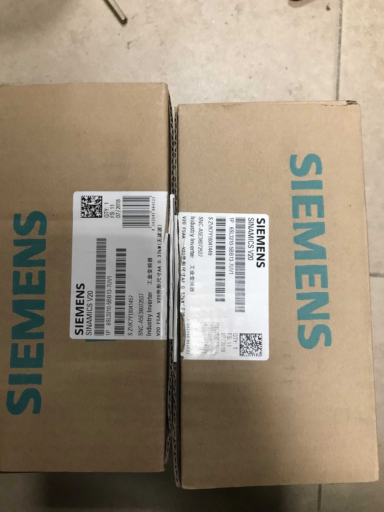 Честотен регулатор(инвертор) Siemens 0.37кW/220в