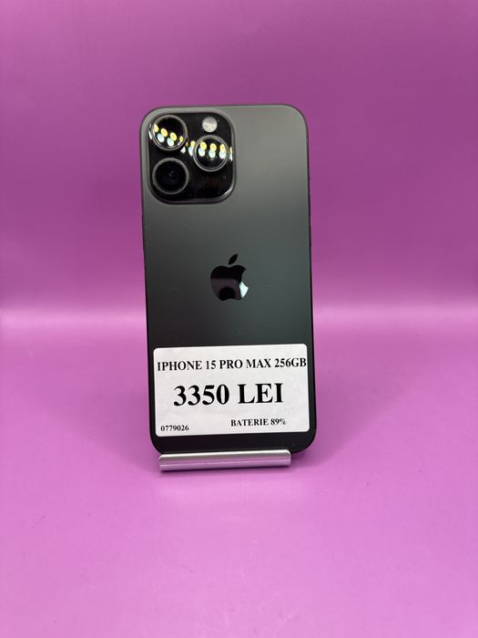 Iphone 15 Pro Max 256gb •Matei Amanet Crangasi•07790