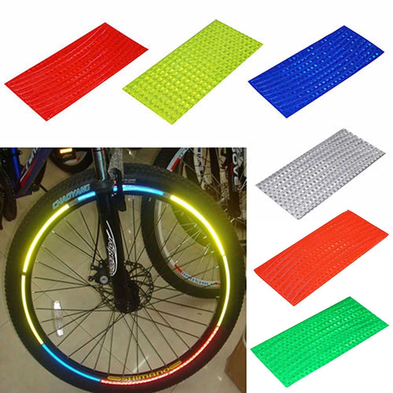 Banda folie reflectorizanta janta bicicleta motocicleta trotineta auto