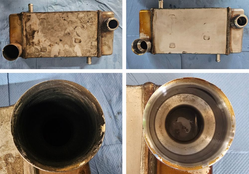 Curatare piese cu ultrasunete EGR, Galerii admisie, clapete admisii