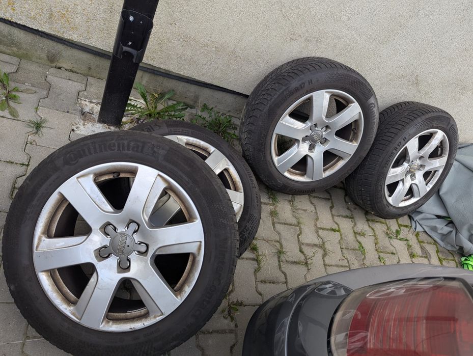 Jante R17 AUDI A6 C7 + cauciucuri M+S 225 55 17