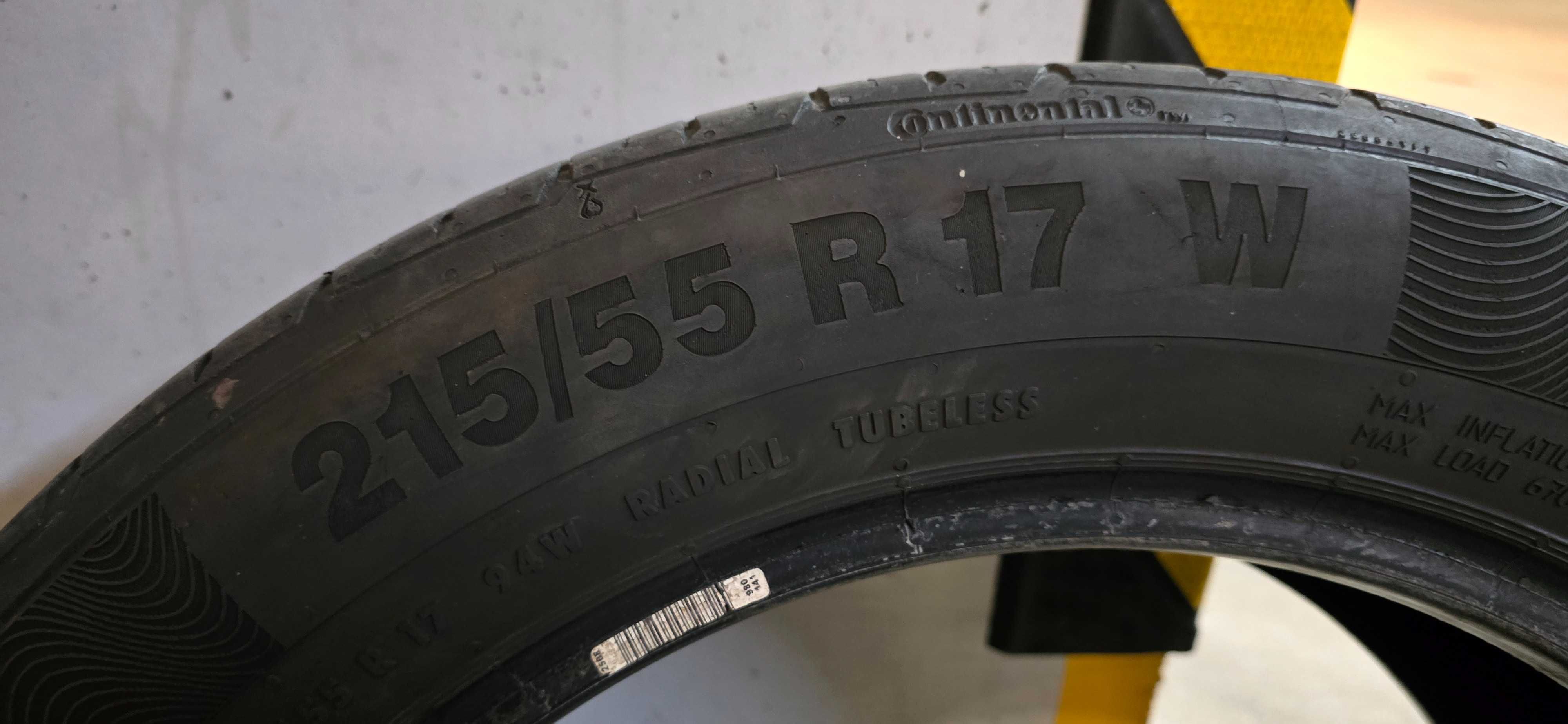 4 бр. Летни гуми Continental 215/55 R 17