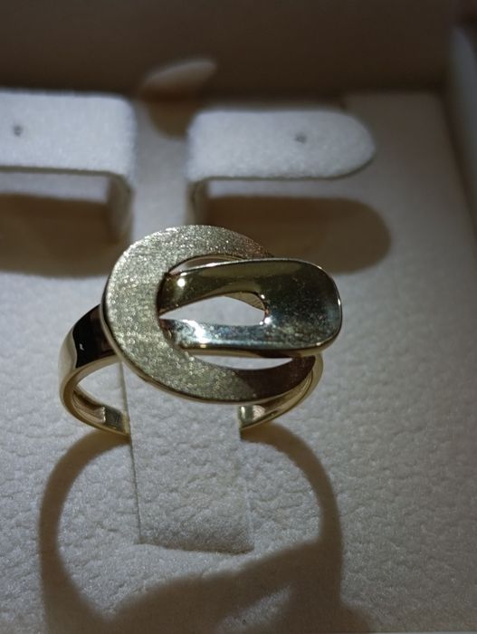 Золотое кольцо, новые бренды, Alfa gold .вес  3,08 гр. Проба 585