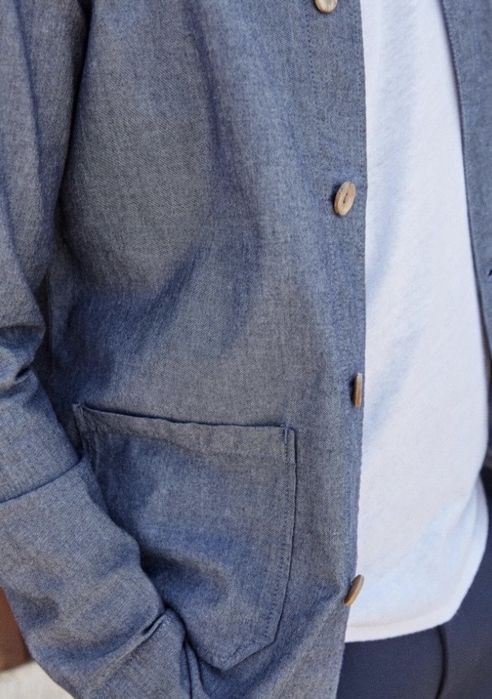 Стилно мъжко сако или връхна риза Octobre Editions (Sézane)