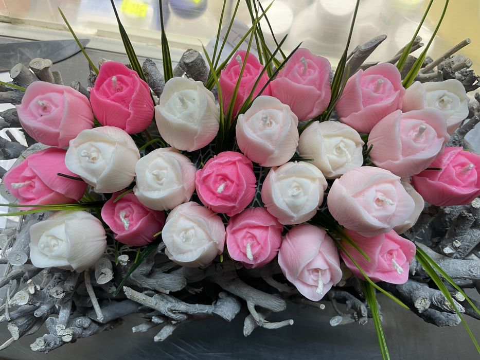 Коледни декорациш от восэк