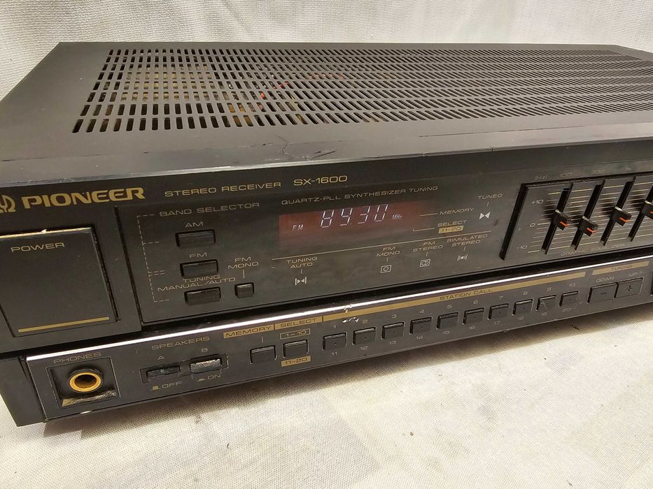 Statie reciver amplificator 2x50W Pioneer SX-1600 Tuner EQ Japan
