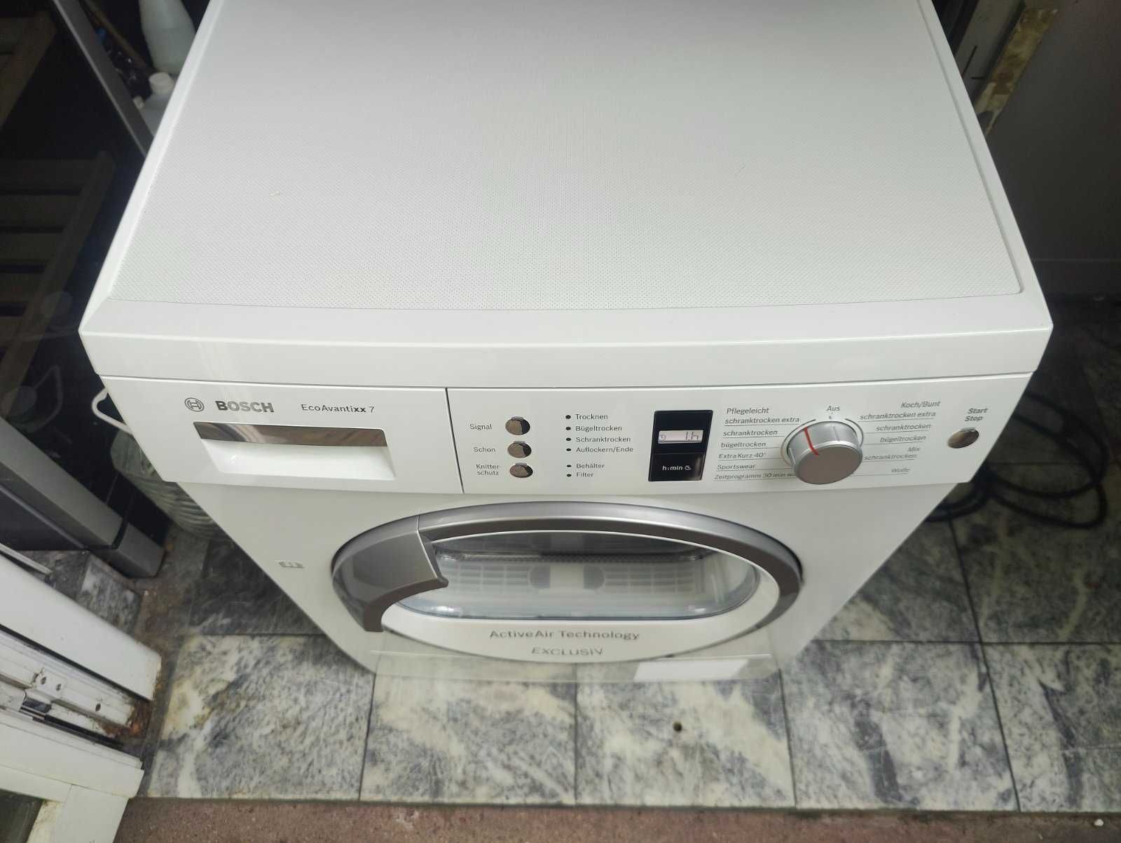 Сушилня с термопомпа Bosch EcoAvantixx 7кг (клас А+) с Гаранция !