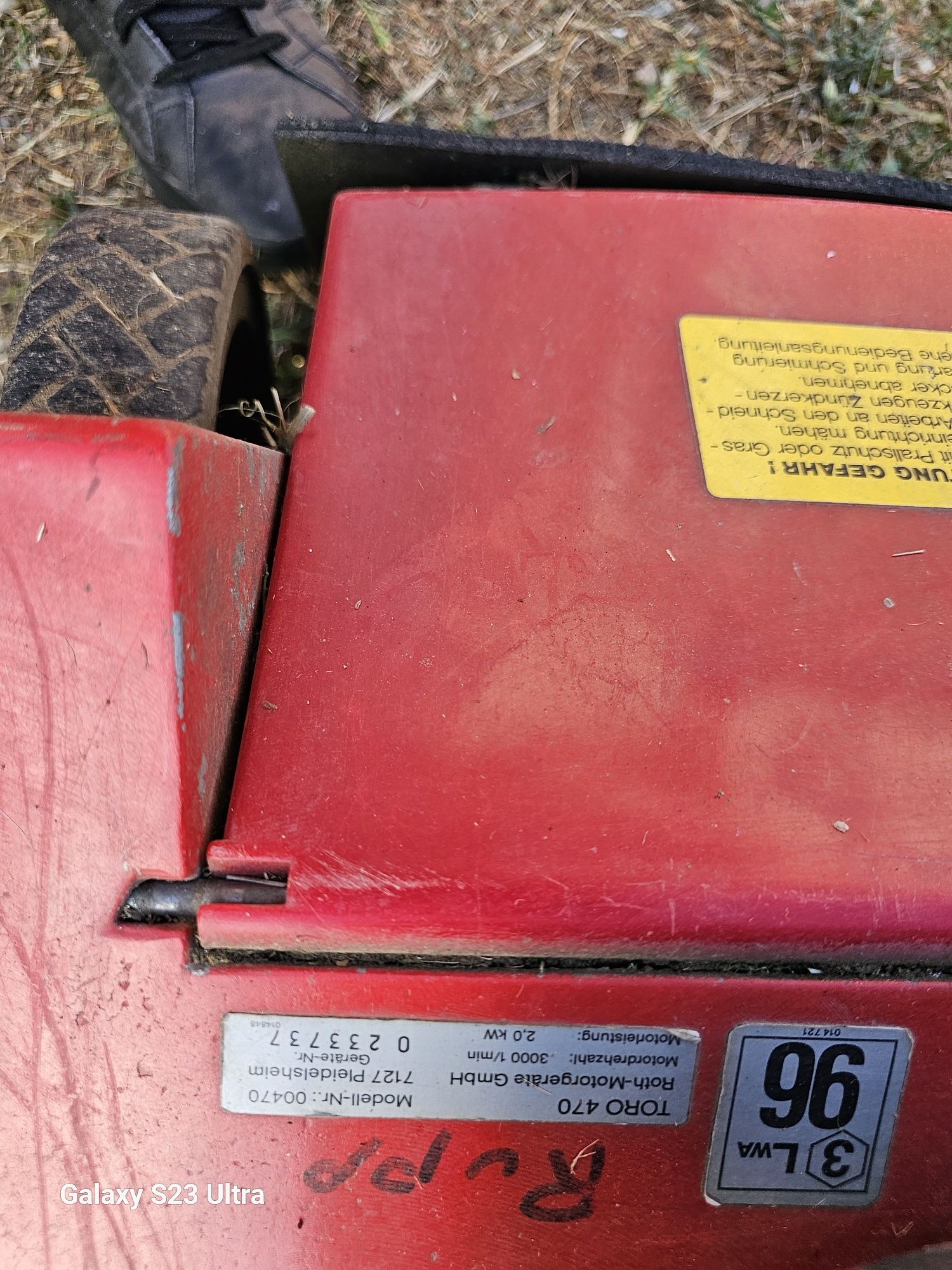 vând mașină de tuns iarba TORO 470 fără cos de iarba