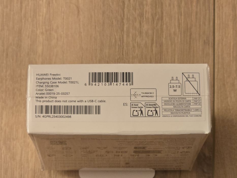 Casti Huawei FreeArc verzi, sigilate