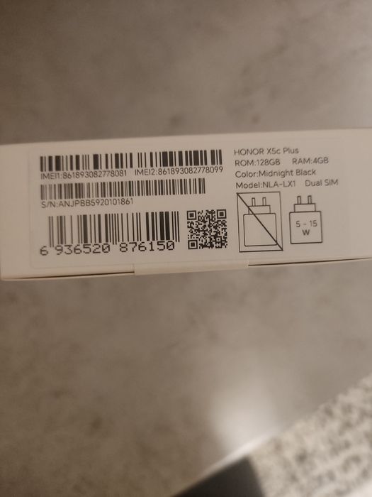 Honor x5c plus sigilat