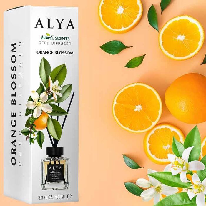 Alya Sticks Ароматизатор за стая, Портокалов цвят 100 ml