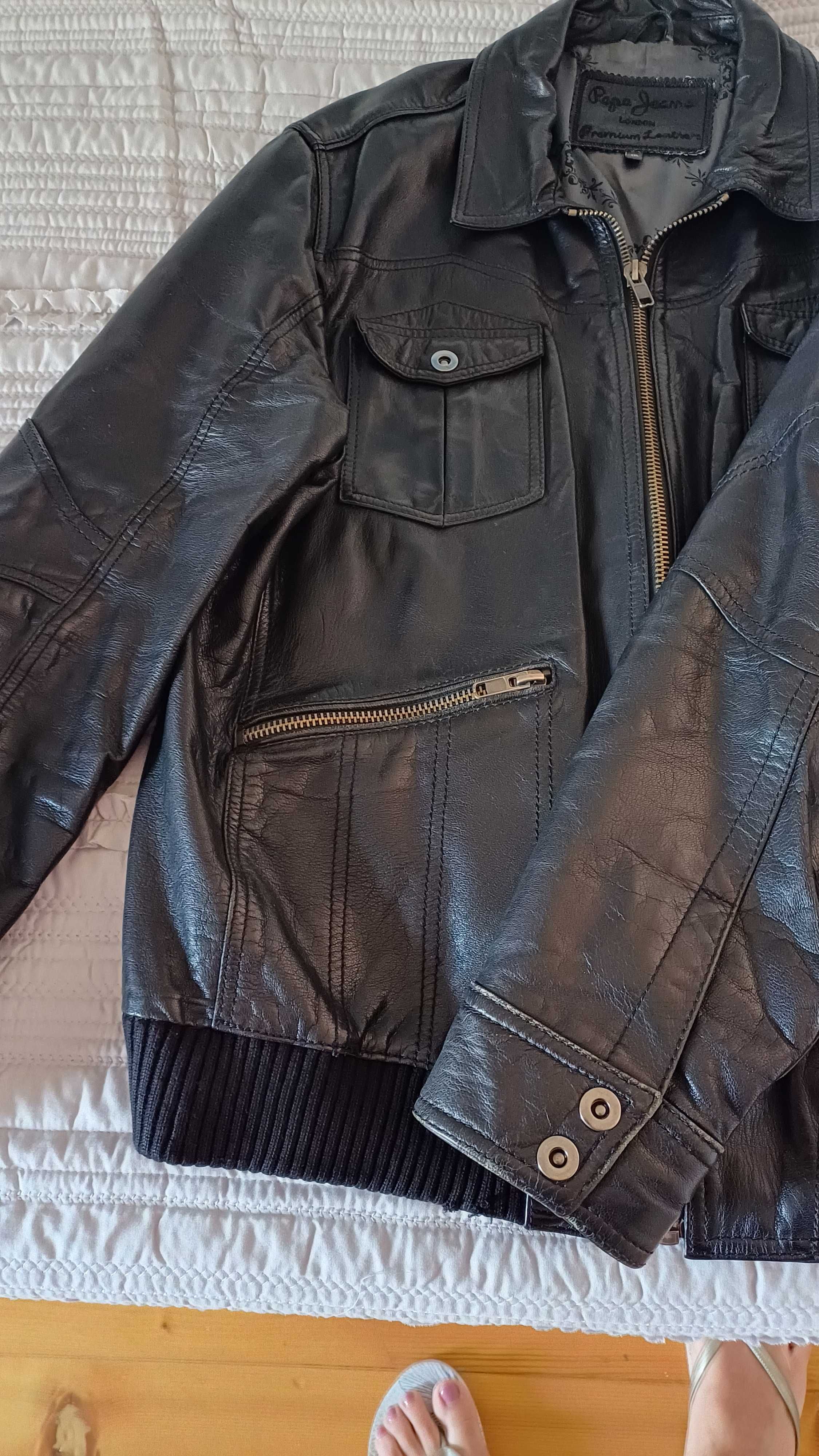 Мъжко кожено яке Pepe Jeans