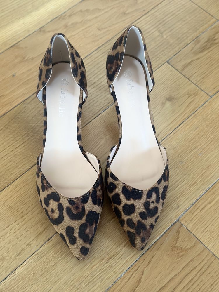Леопардовые туфельки 38 размер