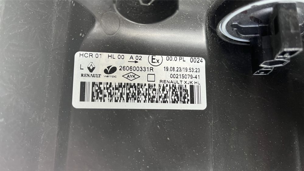 Ляв фар Renault Kangoo 3 2020-