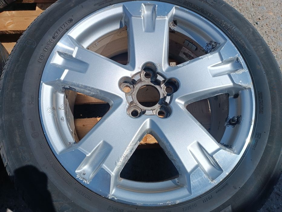 Лети джанти 18ки 5х114.3 Toyota + гуми 235/55/18 Bridgestone