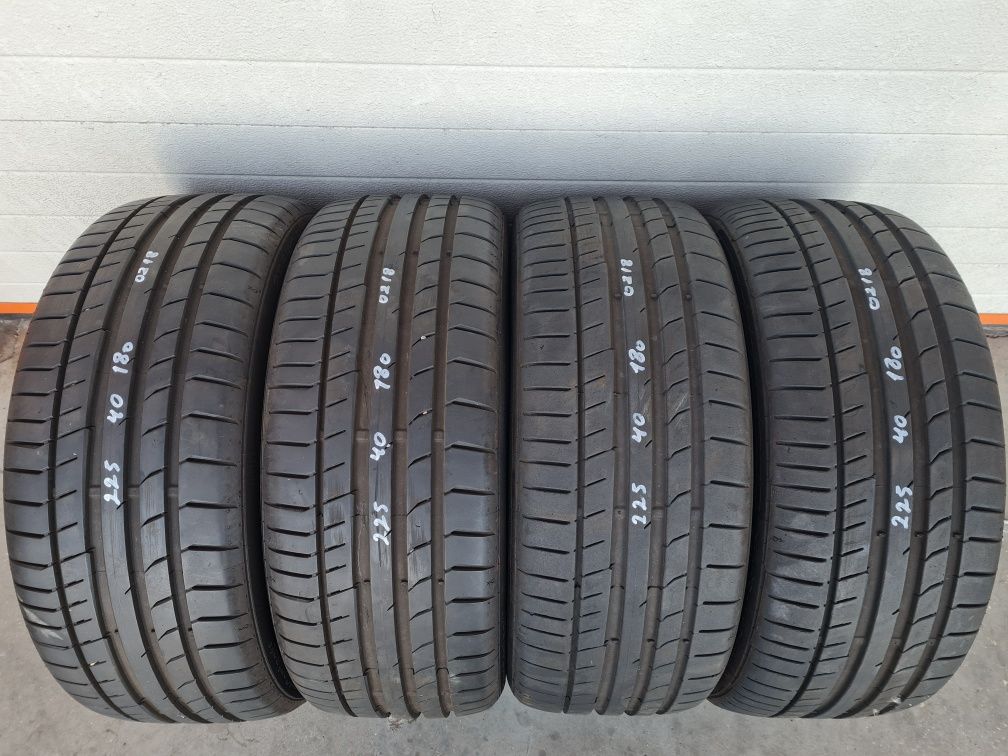 Летни гуми 4 броя CONTINENTAL SportContact5 225 40 R18 дот 0218