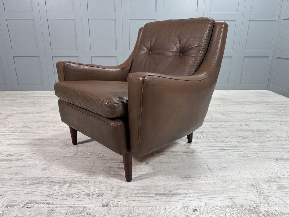 Кожено датско кресло от Georg Thams от 70-те Д1122