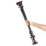 Monopied video Miliboo MTT705III cu cap fluid