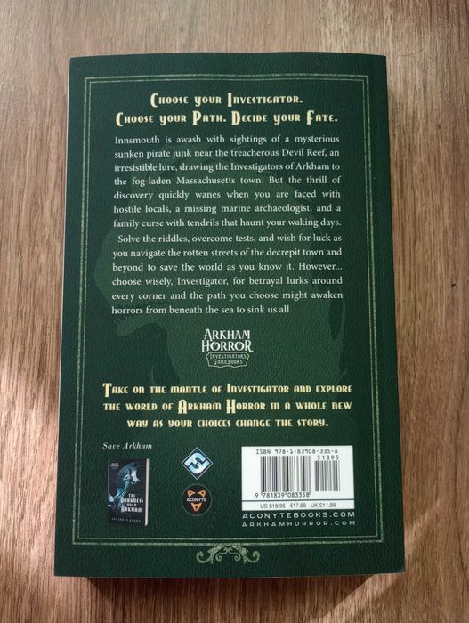 Книги-Игри: "The Tides of Innsmouth" и "Fabled Lands 6" на Дейв Морис