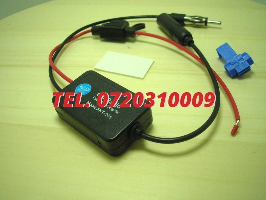 Amplificator Pentru Semnal Antena Radio Auto Camioane Etc Fm 12v