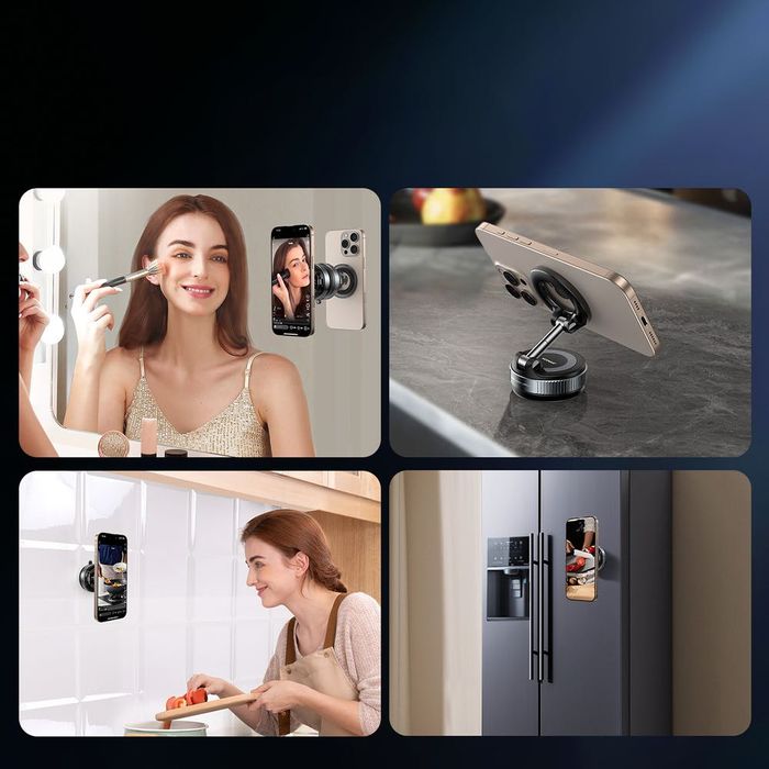 Joyroom – Магнитна стойка за телефон за автомобил с MagSafe и вакуум