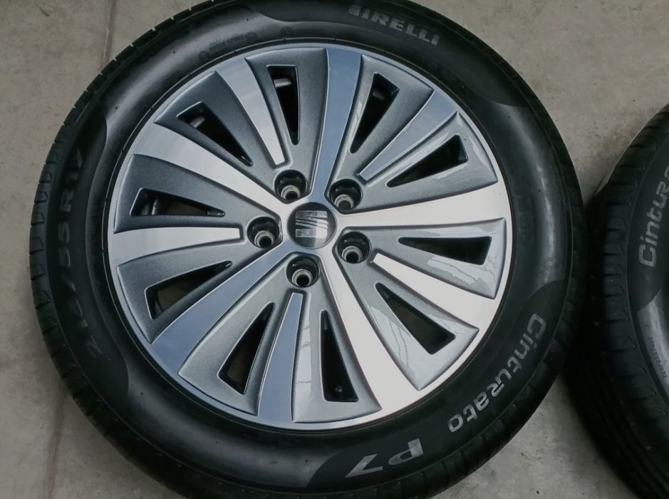 Jante aliaj 17 inch originale SKODA Octavia Vw Audi Seat karoq kamiq