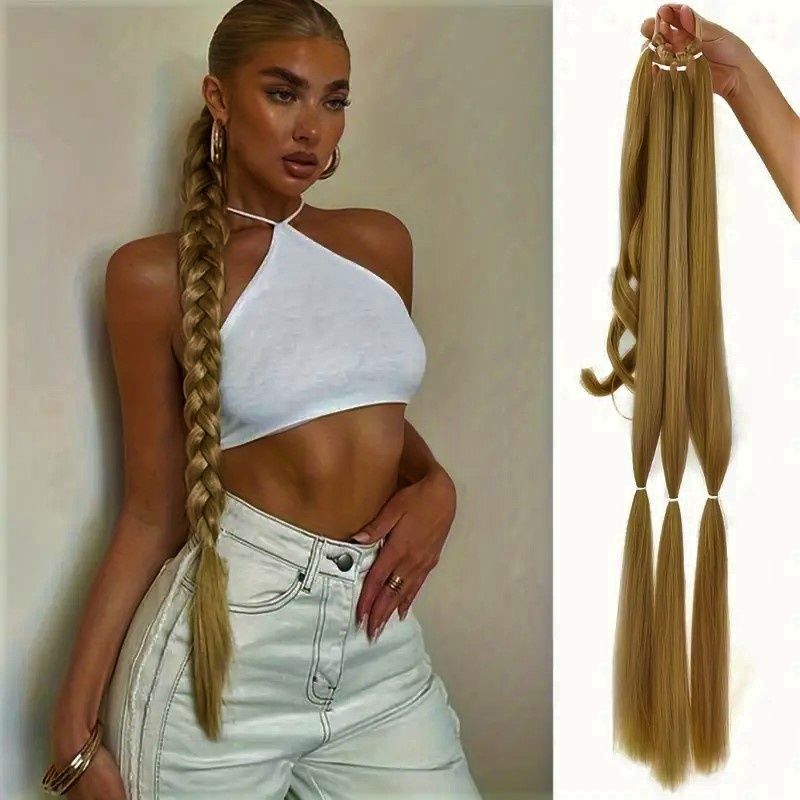 Coada par pentru impletit 80 cm (diverse culori)