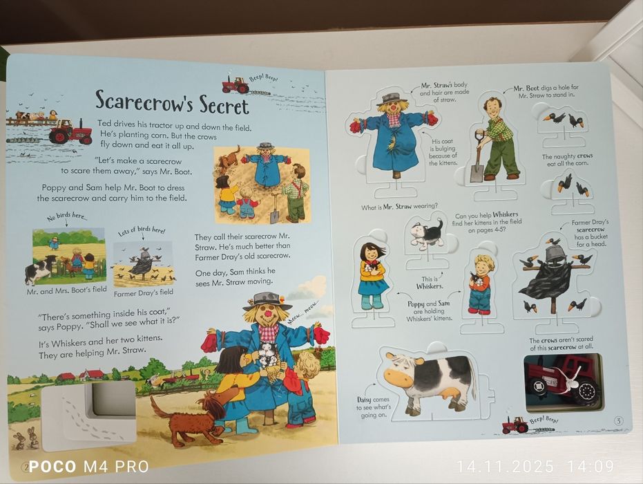 Usborne Wind Up Tractor Book