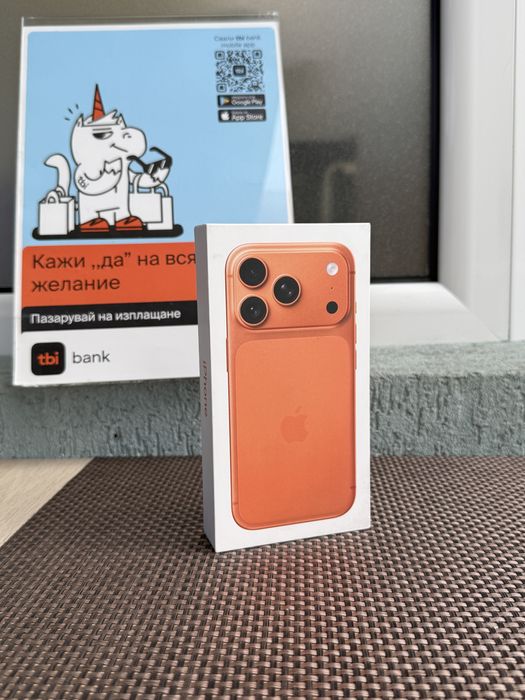 НОВ! 256Gb *ЛИЗИНГ* iPhone 17 Pro Cosmic Orange /Айфон Гаранция