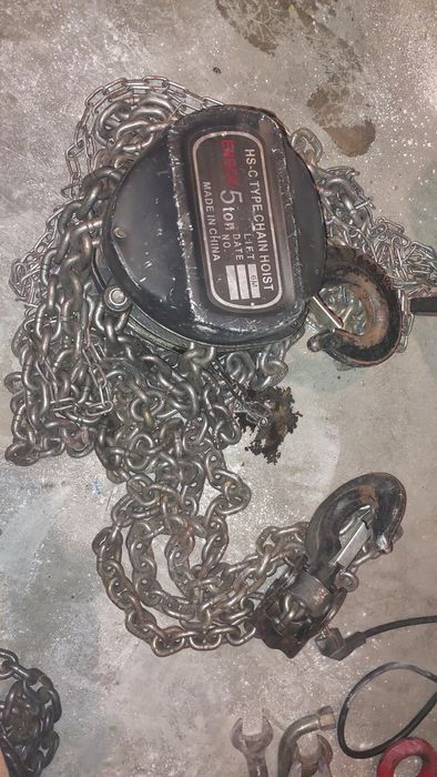 Лебедка 5 тонна, цепь 6 метров