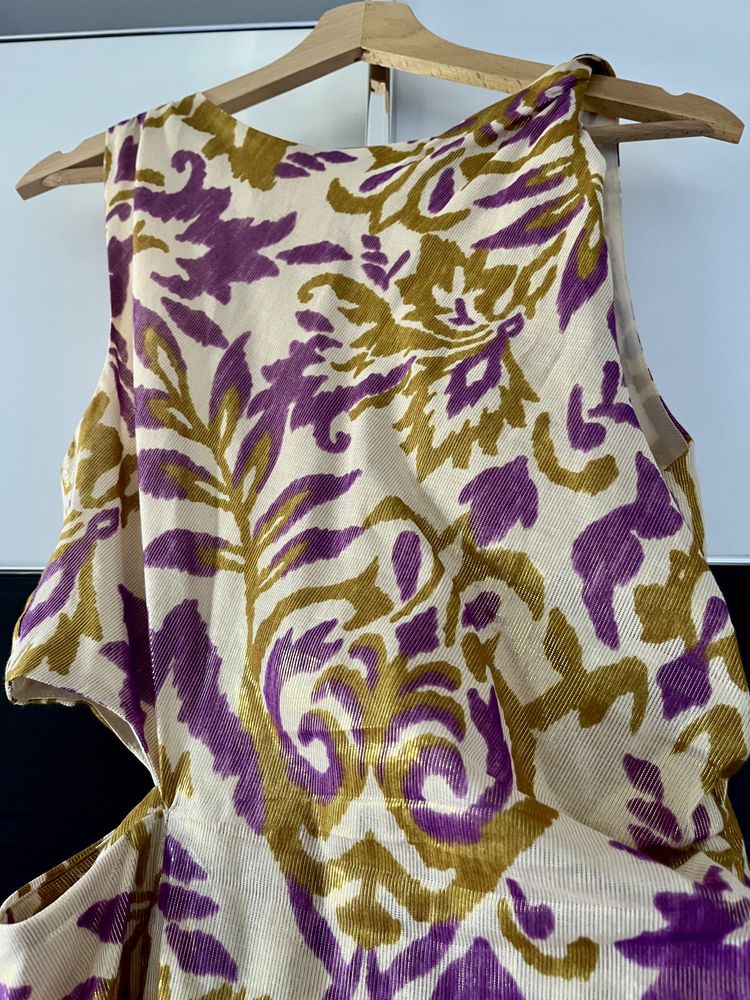 Rochie cu efect metalizat