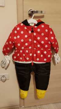 Vand salopeta de iarna pentru bebelusi 6-9 luni - costum Minnie Mouse