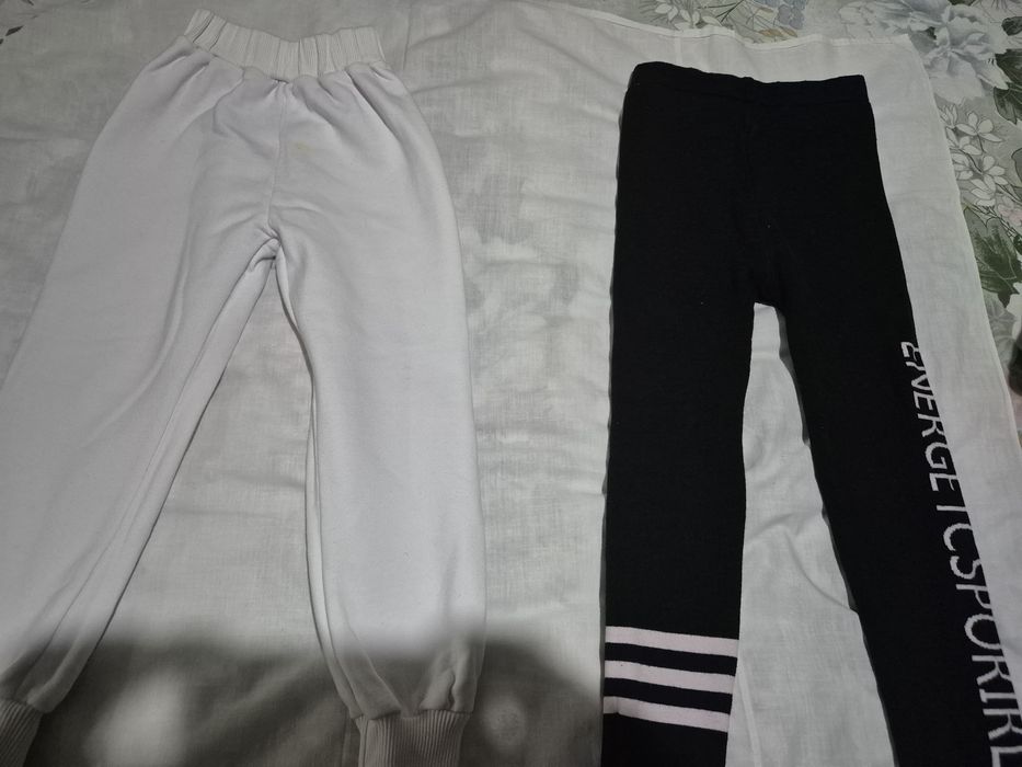 Тёплые лосины и штаны на девочку