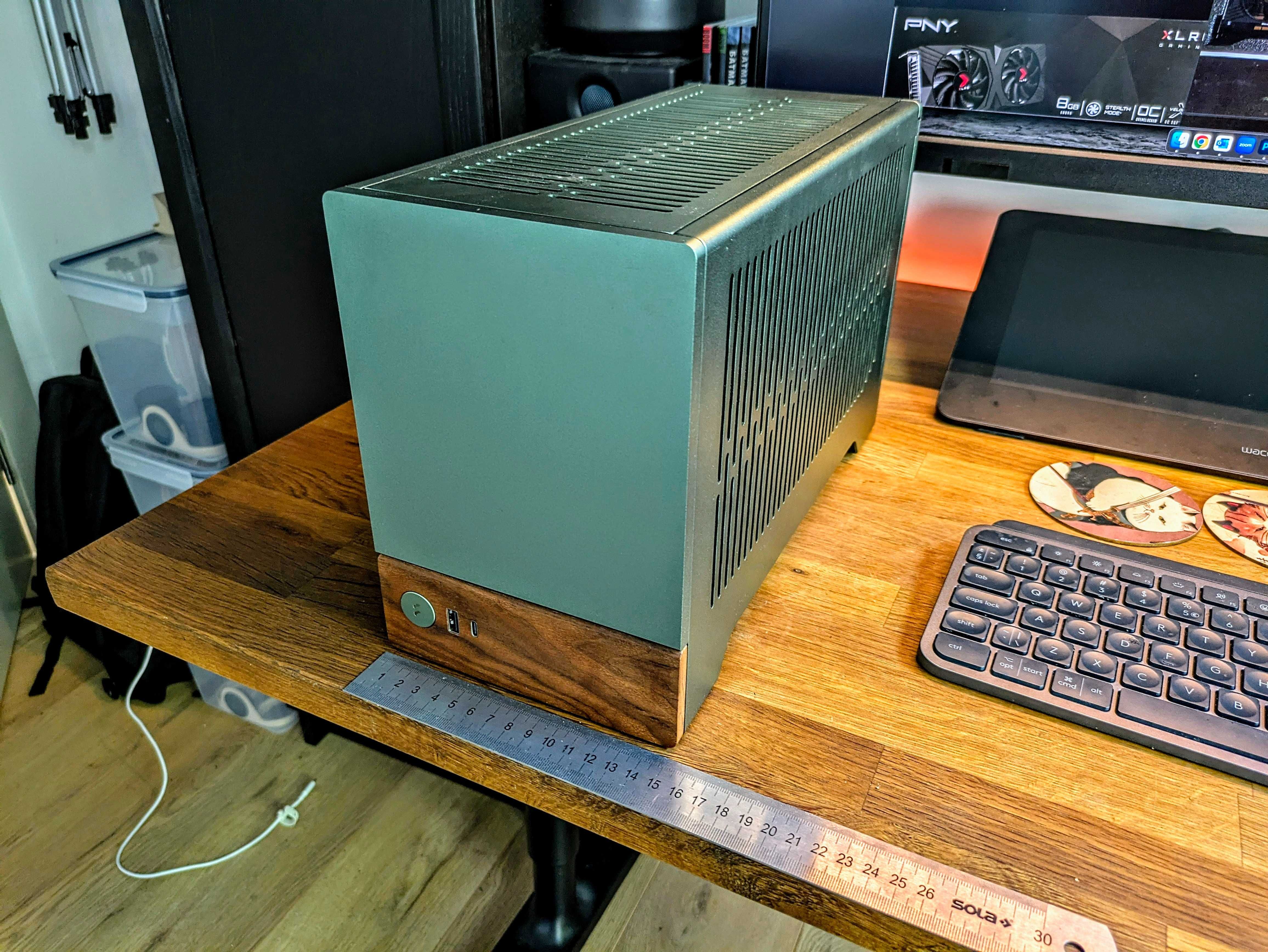 ITX кутия Fractal Terra Jade + премиум охлаждане Noctua (по избор)