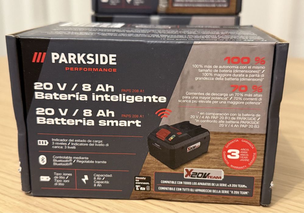 Acumulator Baterie 20v 8a Parkside Performance Smart