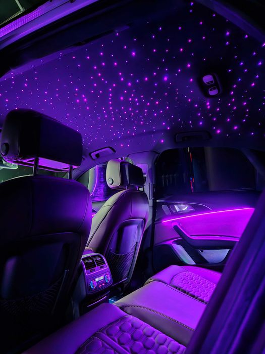 Material textil/alcantara retapitare Audi + kit plafon instelat