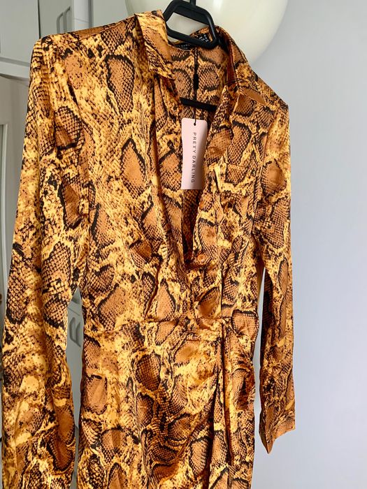 Rochie snake print