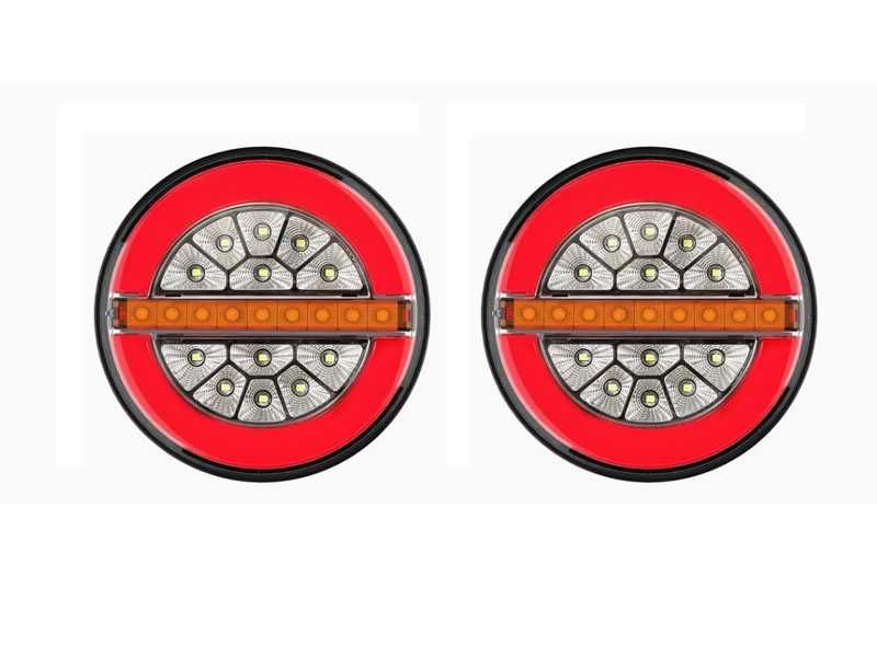 LED стопове хамбургер – комплект 2 броя NEON 4 функции динамичен мигач