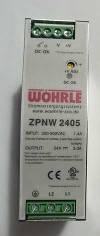 Wöhrle ZPNW 2405 - Двуфазно захранване за PLC от най-висок клас.